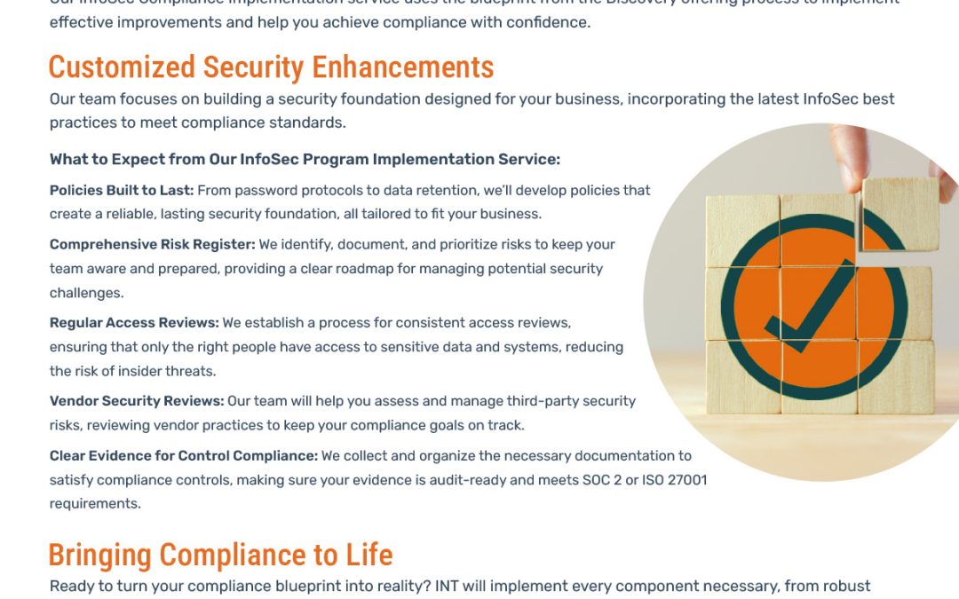 InfoSec Program Implementation - INT Inc.